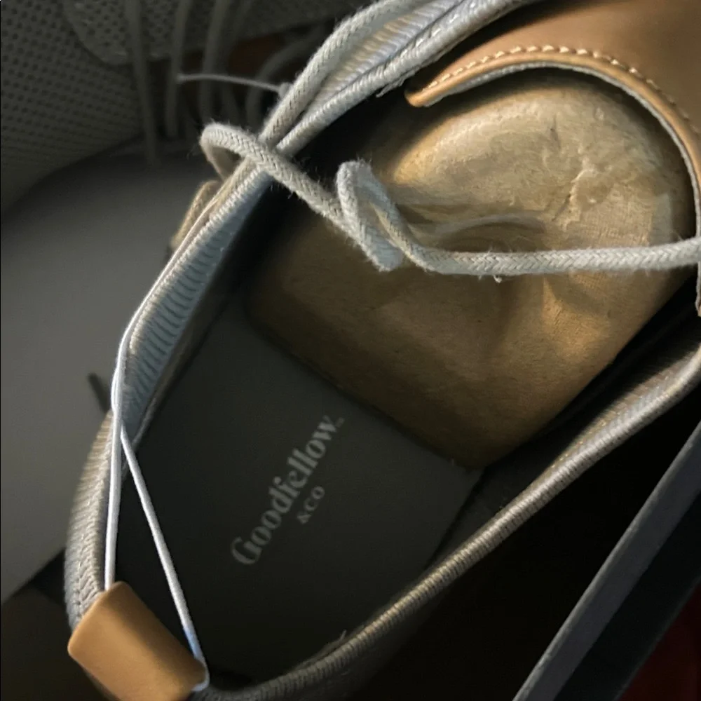 Goodfellow & Co Gray Kev Knit Perforated Oxfords NIB